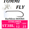 Barbless Streamer Hooks