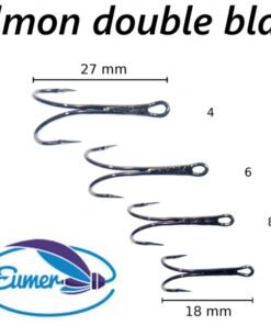 salmon double hooks