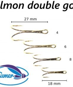 salmon double hook