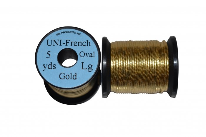 thumbnail image 2 of Uni-French Oval Tinsel Fly Tying Material By Hareline Dubbin - Body 2 of 3