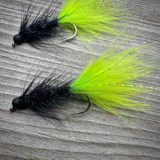 Black Chartreuse Woolly Bugger